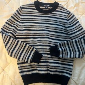 Brooks Brothers Navy Striped Boys Sweater